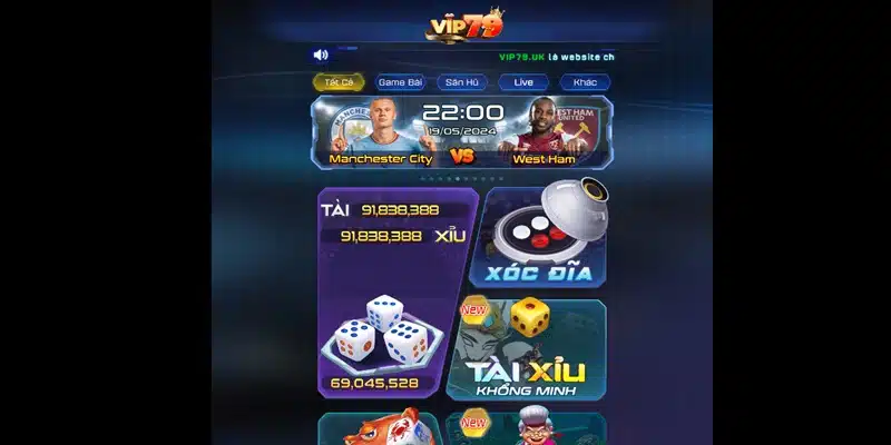 Giới thiệu cổng game bài đổi thưởng Vip79 uy tín