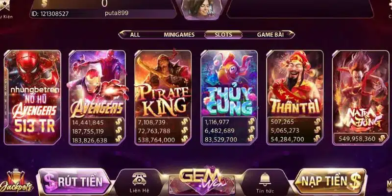 Slots game nhận thưởng bạc tỷ